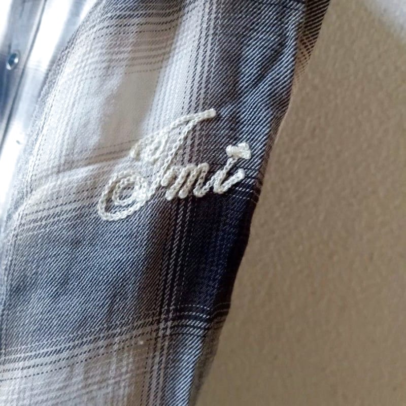 TMT Rayon Twill Ombre Check Shirts Long Sleeve