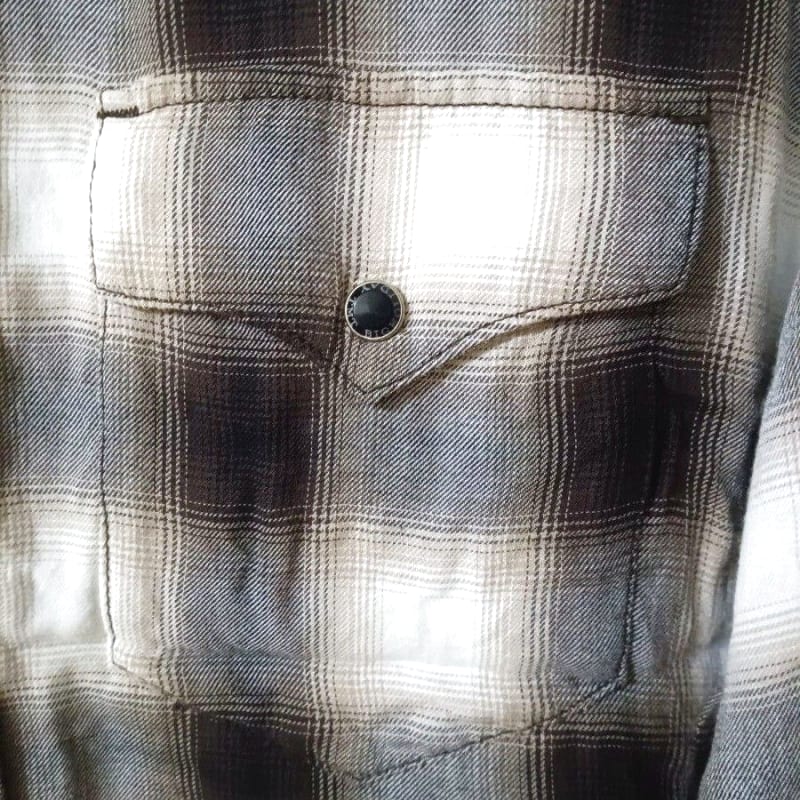 TMT Rayon Twill Ombre Check Shirts Long Sleeve