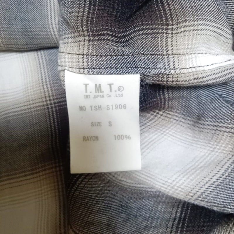 TMT Rayon Twill Ombre Check Shirts Long Sleeve