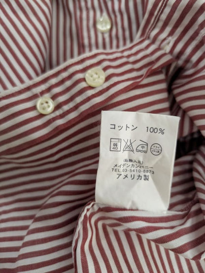Individualized Shirts Long Sleeve Button-Down Shirt Striped Size 15 1/2