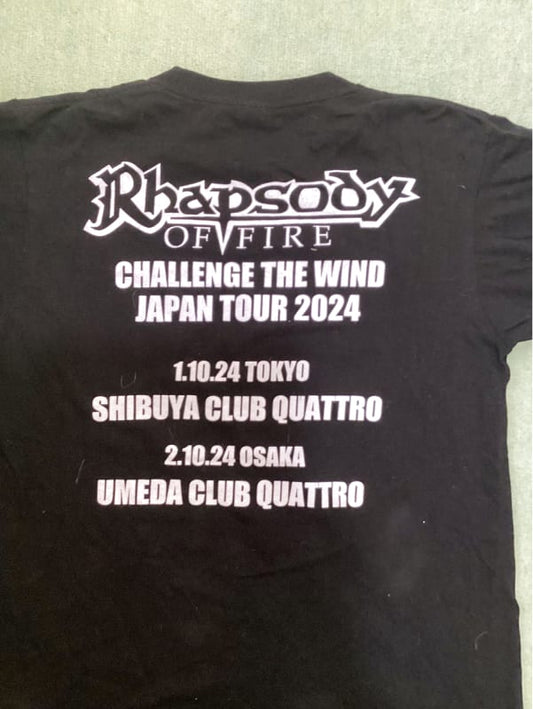 Rhapsody Of Fire 2024 Tour Band T-Shirt M