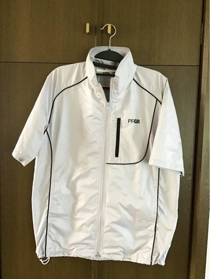 PRGR Golf Short Sleeve Outerwear White