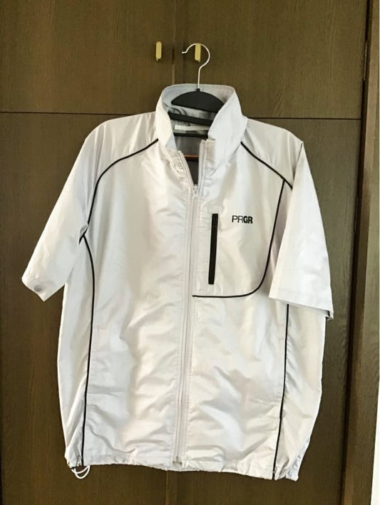PRGR Golf Short Sleeve Outerwear White