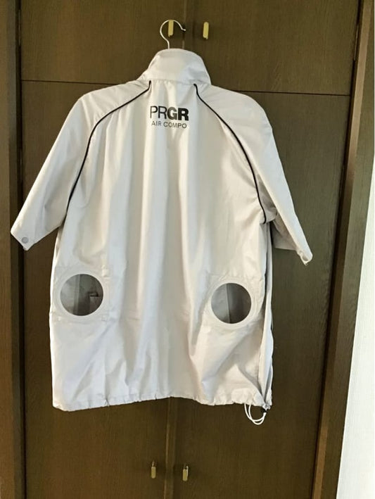 PRGR Golf Short Sleeve Outerwear White
