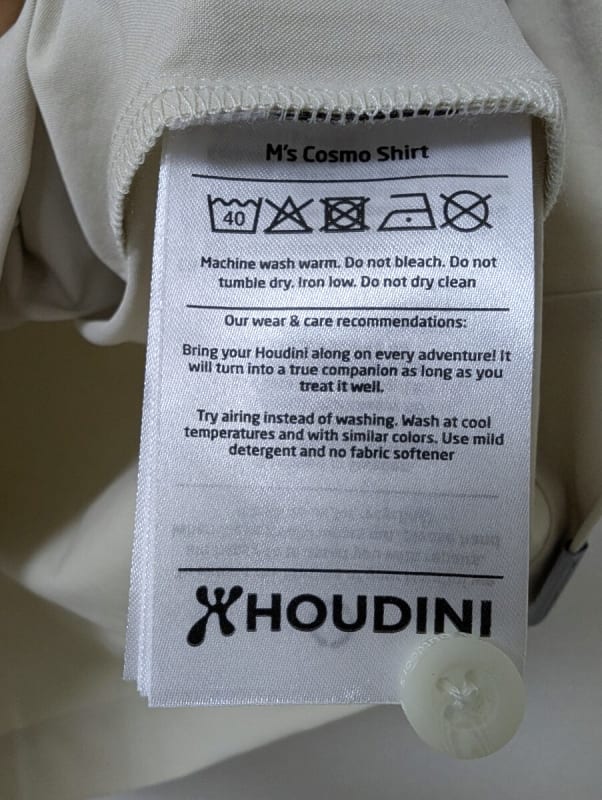 Houdini Men's Cosmo Shirts New