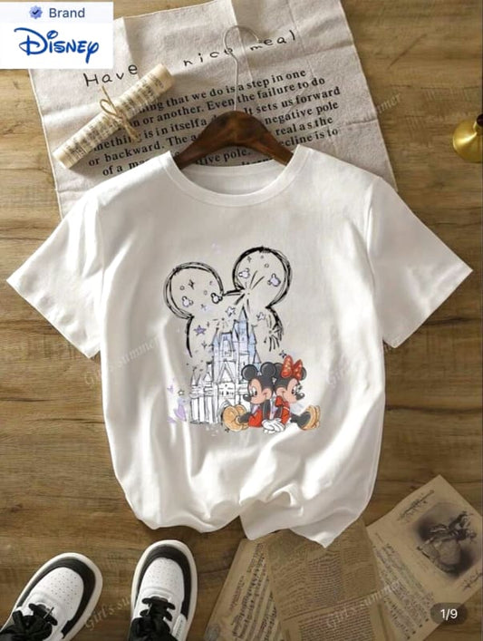 Disney Mickey Minnie T-Shirt New