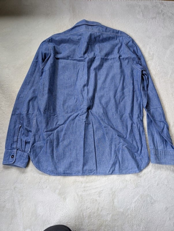 Coen XL Denim Shirt Light Blue