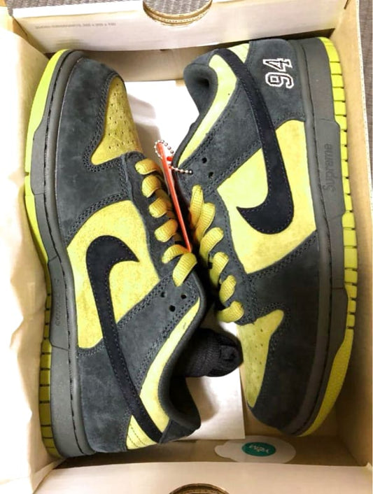 Supreme Nike SB Dunk Low Camper Green 25FW