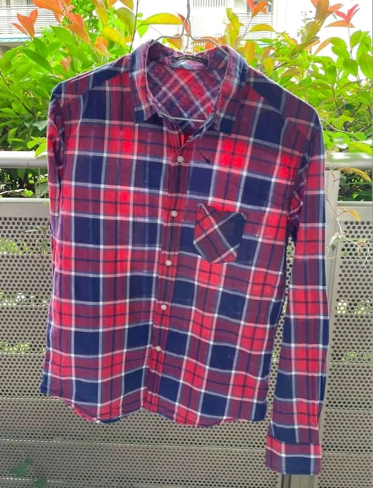 Barnyardstorm Check Pattern Long Sleeve Shirt