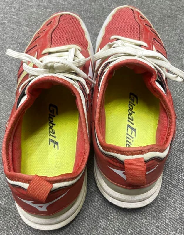 Mizuno Running Shoes 27.5cm Training Baseball Soft Sneakers Used