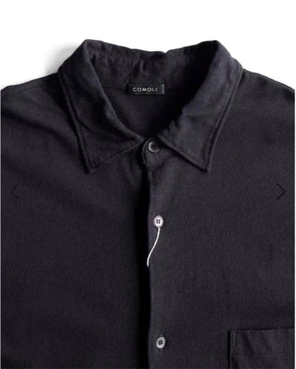 Comoli 25SS Jersey Shirt Black Size 2