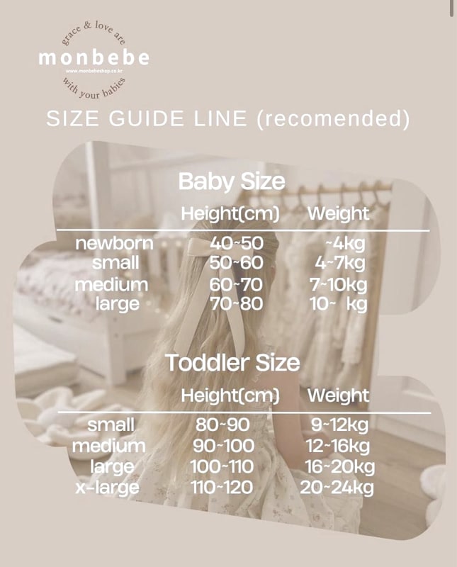 Monbebe Mayo Dress Cream XL