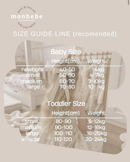Monbebe Mayo Dress Cream XL
