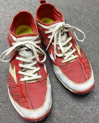Mizuno Running Shoes 27.5cm Training Baseball Soft Sneakers Used