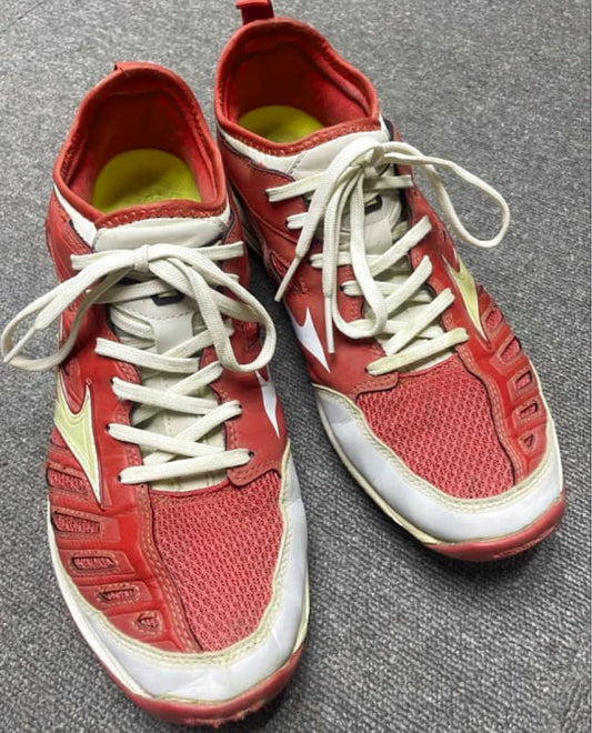 Mizuno Running Shoes 27.5cm Training Baseball Soft Sneakers Used