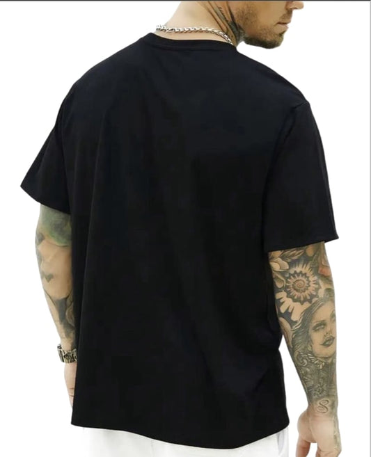 Game-Inspired T-Shirt Black Status Up Design