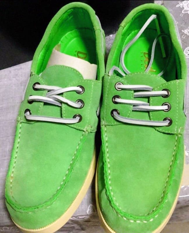 Debes Suede Leather Plain Toe & Deck Shoes Set