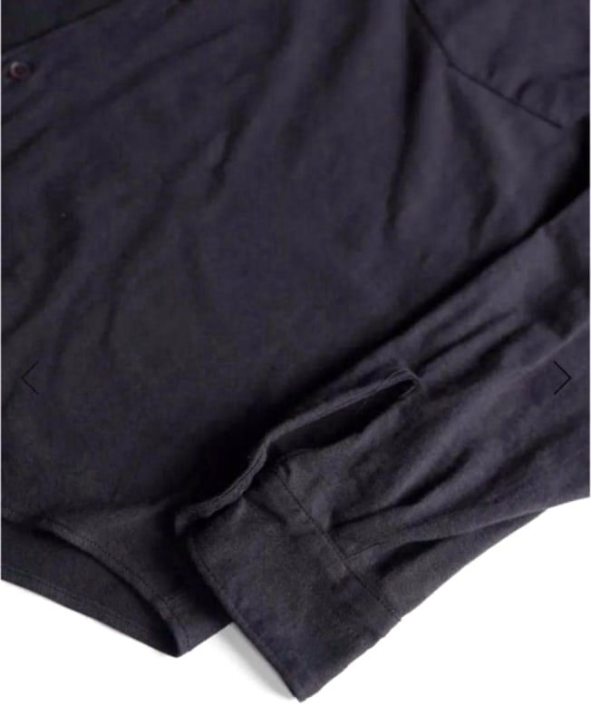 Comoli 25SS Jersey Shirt Black Size 2