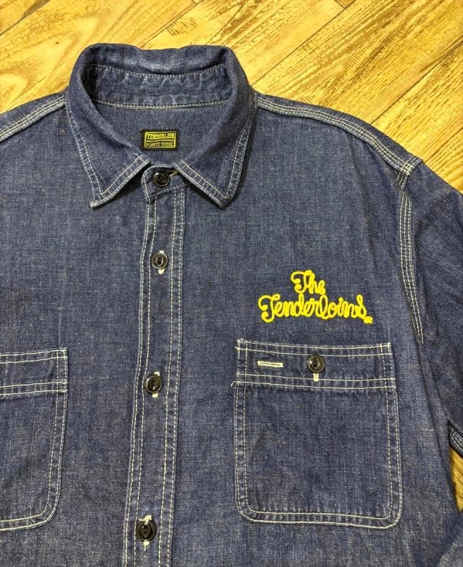 Tenderloin T-Denim Shirts Logo Embroidered Shirt
