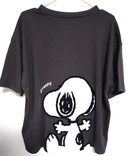 Snoopy T-Shirt Women's L Large Back Print