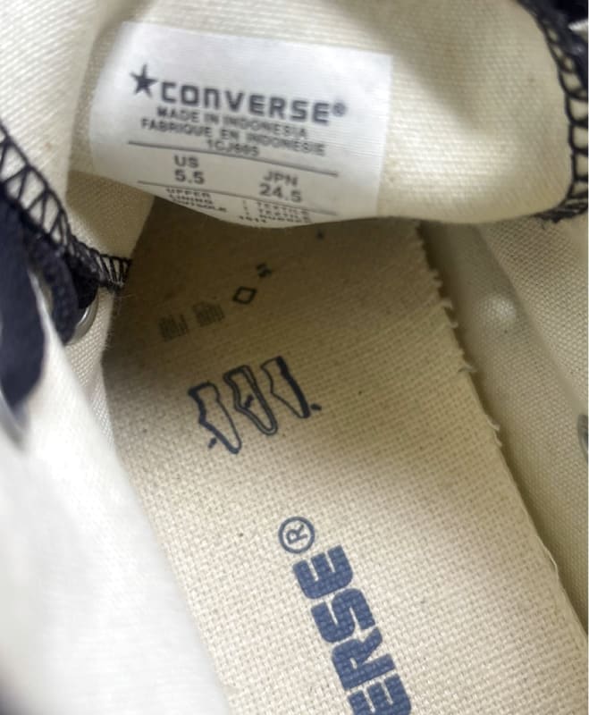 Converse All Star Hi Black High-Top Sneakers 24.5cm